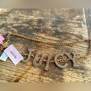 BNWT juicy couture chain belt sz m/L